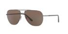 Giorgio Armani 59 Gunmetal Matte Square Sunglasses - Ar6060