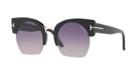 Tom Ford Savannah 55 Black Cat-eye Sunglasses - Ft0552