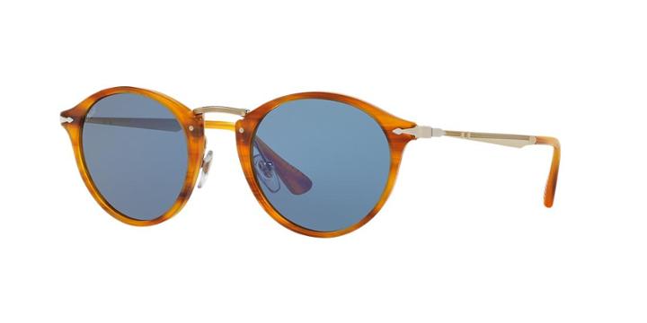 Persol 51 Brown Round Sunglasses - Po3166s