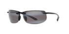 Maui Jim Banyans Black Wrap Sunglasses, Polarized
