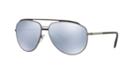 Prada Linea Rossa Grey Aviator Sunglasses - Ps 55rs