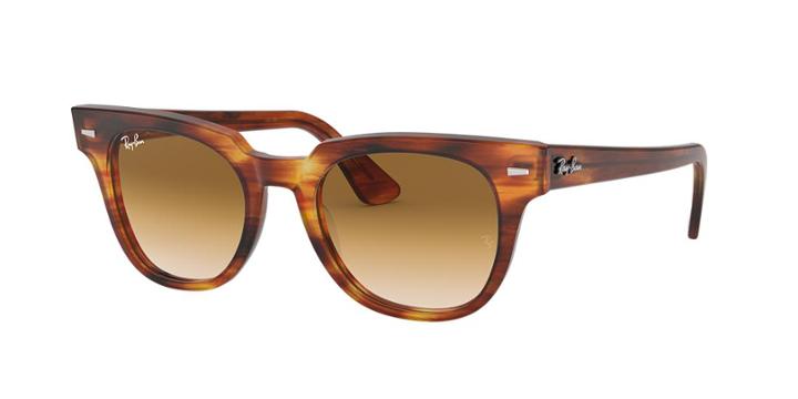 Ray-ban 50 Meteor Brown Square Sunglasses - Rb2168
