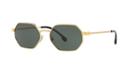 Versace 53 Gold Rectangle Sunglasses - Ve2194