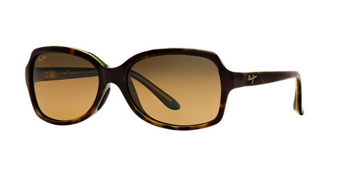 Maui Jim Cloud Break Brown Wrap Sunglasses