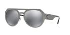 Versace 60 Gunmetal Round Sunglasses - Ve2175