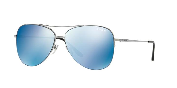 Vogue Vo4029sd 62 Gunmetal Pilot Sunglasses