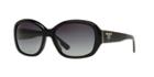Prada Pr 31nsa Black Rectangle Sunglasses