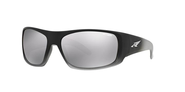 Arnette La Pistola Black Matte Rectangle Sunglasses - An4179