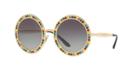 Dolce &amp; Gabbana Dg2170b 51 Gold Round Sunglasses