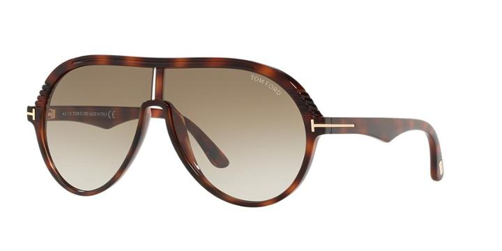 Tom Ford 63 Tortoise Square Sunglasses - Ft0647