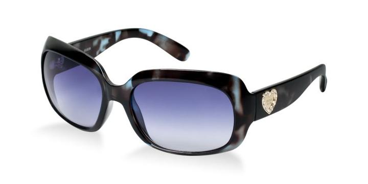 Guess Gu 7168 Blue Rectangle Sunglasses