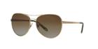 Tiffany & Co. Gold Aviator Sunglasses - Tf3051b
