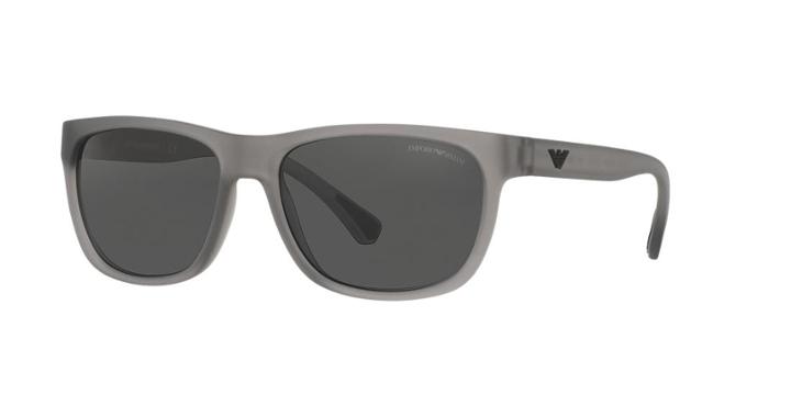 Emporio Armani 57 Grey Square Sunglasses - Ea4081