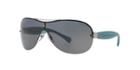 Ralph 35 Silver Square Sunglasses - Ra4112