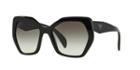 Prada Pr 16rs 56 Black Square Sunglasses
