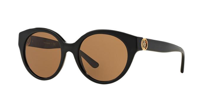Tory Burch Black Round Sunglasses - Ty7087
