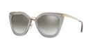 Prada Pr 53ss 52 Grey Cat-eye Sunglasses