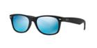 Ray-ban Black Matte Wrap Sunglasses - Rb2132
