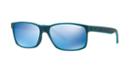Arnette Slickster Blue Rectangle Sunglasses - An4185