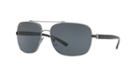 Bvlgari Gunmetal Matte Rectangle Sunglasses - Bv5038