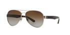 Polo Ralph Lauren Silver Matte Aviator Sunglasses - Ph3096