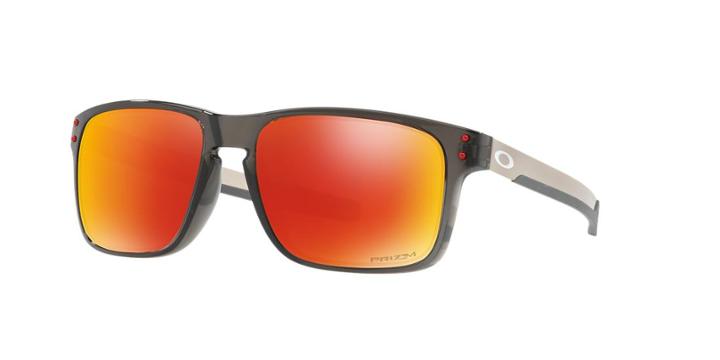 Oakley 57 Holbrook Mix Grey Rectangle Sunglasses - Oo9384