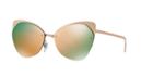 Bvlgari Rose Gold Round Sunglasses - Bv6096