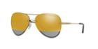 Michael Kors 59 La Jolla Gold Aviator Sunglasses - Mk1026