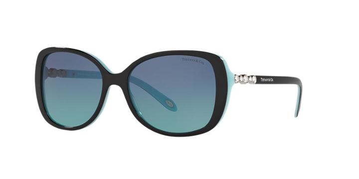Tiffany & Co. Black Rectangle Sunglasses - Tf4121b