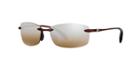 Costa Del Mar Ballast Polarized Tortoise Rectangle Sunglasses