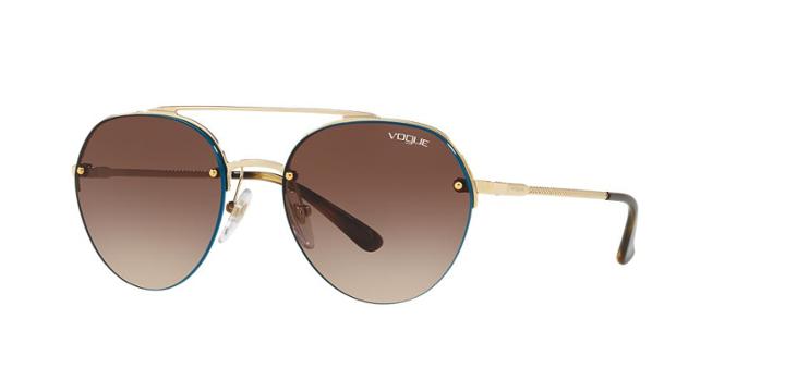 Vogue Vo4113s 54 Gold Panthos Sunglasses