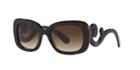 Prada Brown Rectangle Sunglasses - Pr 27os
