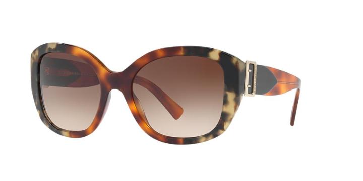 Burberry 57 Tortoise Square Sunglasses - Be4248