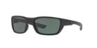 Costa Whitetip 58 Black Rectangle Sunglasses