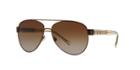 Burberry Brown Aviator Sunglasses - Be3084