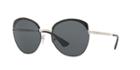 Prada Black Round Sunglasses - Pr 54ss