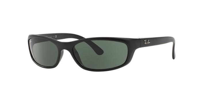 Ray-ban Black Matte Rectangle Sunglasses - Rb4115
