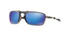 Oakley Badman Multicolor Rectangle Sunglasses, Polarized - Oo6020