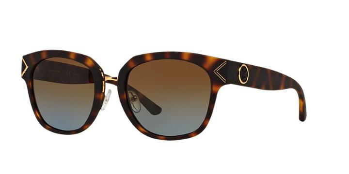 Tory Burch Tortoise Matte Square Sunglasses - Ty9041