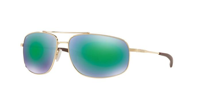 Costa Del Mar Shipmaster 63 Gold Rectangle Sunglasses