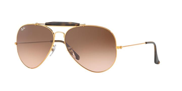 Ray-ban Bronze Aviator Sunglasses - Rb3029