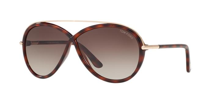 Tom Ford Tamara Brown Oval Sunglasses - Ft0454