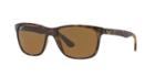 Ray-ban Yellow Square Sunglasses, Polarized - Rb4181 57