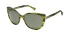 Ralph Ra5185 56 Green Cat Sunglasses