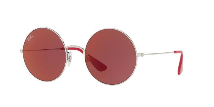 Ray-ban Jajo Silver Wrap Sunglasses - Rb3592