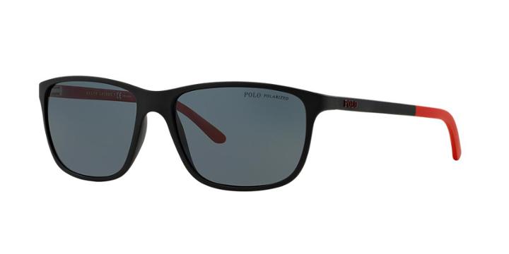 Polo Ralph Lauren Black Square Sunglasses - Ph4092