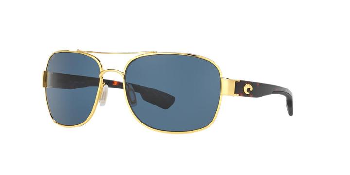 Costa Del Mar Polarized Gold Wrap Sunglasses -  Cocos