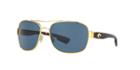 Costa Del Mar Polarized Gold Wrap Sunglasses -  Cocos