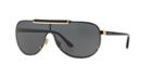 Versace Gold Oval Sunglasses - Ve2140