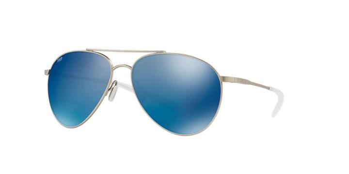Costa Piper 58 Silver Pilot Sunglasses